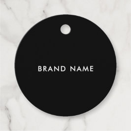 Moderne Minimalistische QR Code Closing Label Hang