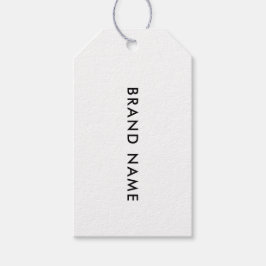 Moderne Minimalistische QR Code Closing Label Hang Geschenkanhänger