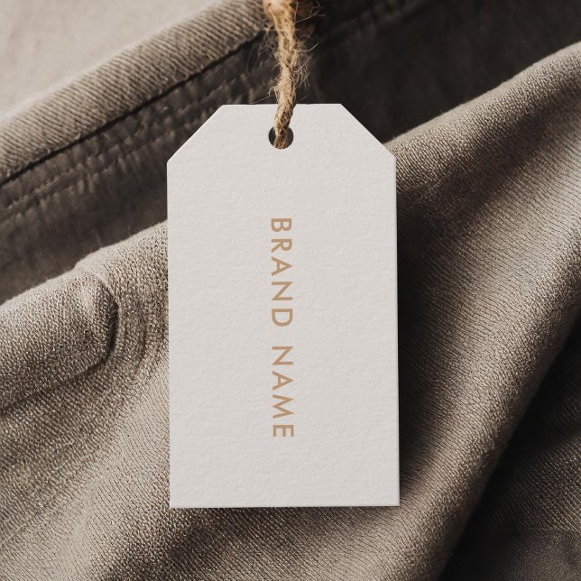 Moderne Minimalistische QR Code Closing Label Hang Geschenkanhänger (Von Creator hochgeladen)