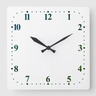 Moderne minimalistische quadratische Acryl-Wanduhr Wanduhr