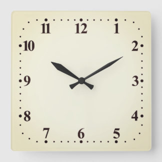 Moderne minimalistische quadratische Acryl-Wanduhr Wanduhr