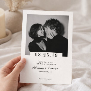 Moderne Minimalistische Romantische Redaktionelle  Save The Date
