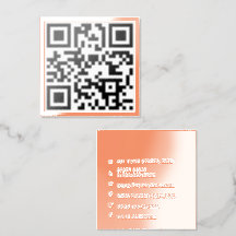 Moderne minimalistische Rosen-Goldfolie QR-Code