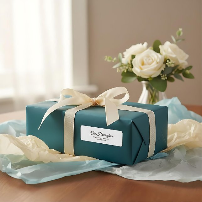 Moderne, minimalistische Rücksendeadresse (Von Creator hochgeladen)