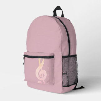 Moderne Minimalistische Rustikale Rosa Grunge Kuns Bedruckter Rucksack