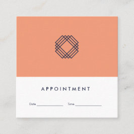 Moderne Minimalistische saubere Quadratische Visitenkarte