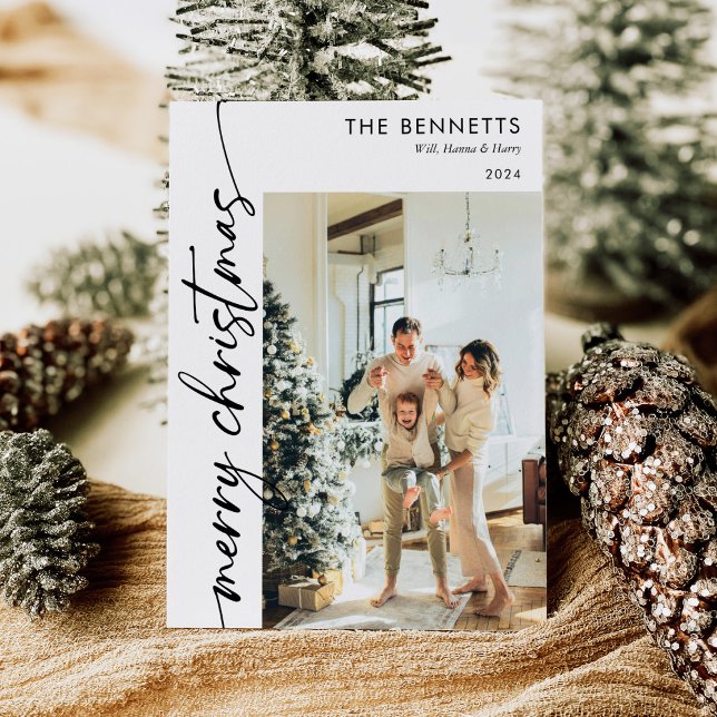 Moderne Minimalistische Schrift Frohe Weihnachten  (Von Creator hochgeladen)