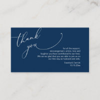 Moderne Minimalistische Schrift, Hochzeit Danke