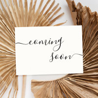 Moderne Minimalistische Schwangerschaftsankündigun