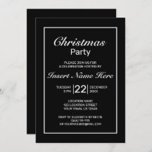 Moderne Minimalistische Schwarz-weiße Weihnachten