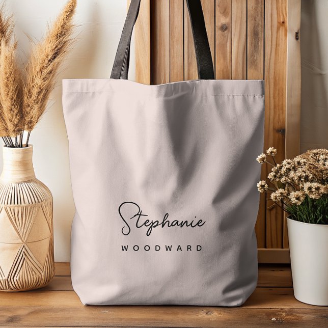 Moderne Minimalistische Signatur Rosa (Von Creator hochgeladen)