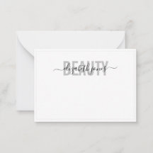 Moderne Minimalistische Signatur Schwarz/Weiß