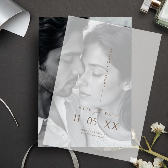 Moderne Minimalistische SkriptWedding Save the Dat (Von Creator hochgeladen)