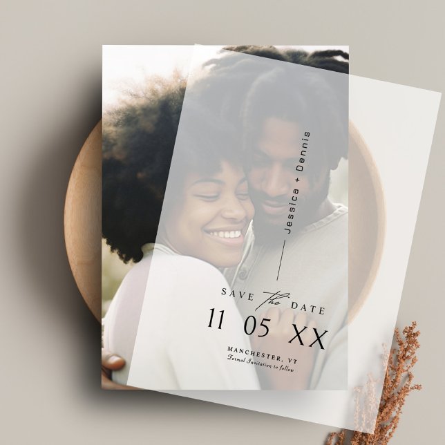 Moderne Minimalistische SkriptWedding Save the Dat (Von Creator hochgeladen)