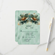 Moderne minimalistische Smaragd- und Goldhochzeit