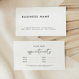 Moderne, minimalistische Termine