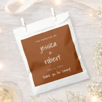 Moderne Minimalistische Terracotta Wedding