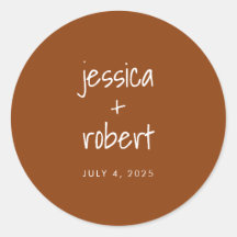 Moderne Minimalistische Terracotta Wedding