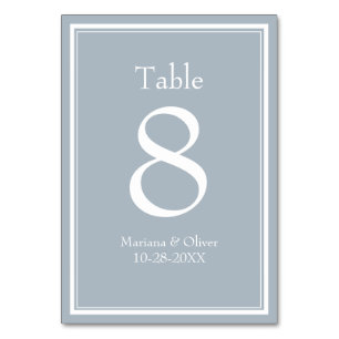 Moderne Minimalistische Tischnummer