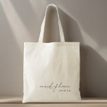 Moderne Minimalistische Trauzeugin Tote Tasche<br><div class="desc">Maßgeschneiderte Tasche für Trauzeugin in modernem und minimalistischem Design.</div>