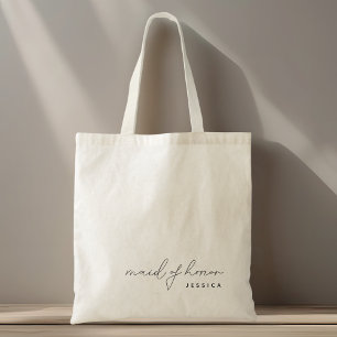 Moderne minimalistische Trauzeuginnen-Tasche Tragetasche