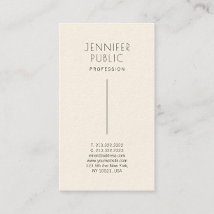 Moderne Minimalistische Trendy Elegante Signatur Visitenkarte