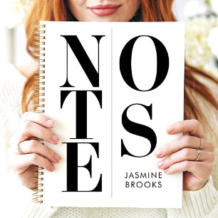 Moderne Minimalistische Typografie-Individuellen N Planer