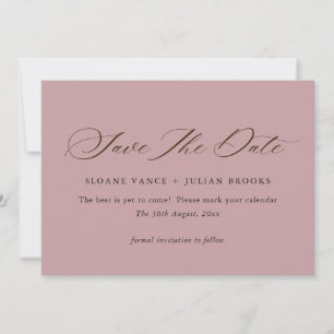 Moderne minimalistische Typografie Karte zur Vorab