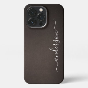 Moderne minimalistische Typografie Name monogrammi iPhone 13 Pro Hülle