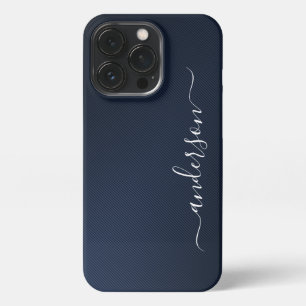 Moderne minimalistische Typografie Namensmonogramm iPhone 13 Pro Hülle