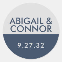 Moderne Minimalistische Typografie Navy Blue Gray 