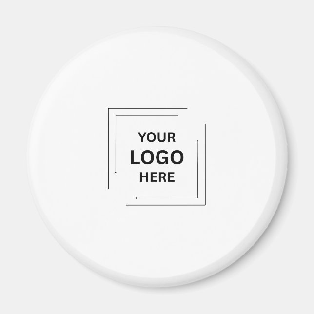 Moderne Minimalistische Unternehmensmarkendesign Magnet (Vorne)