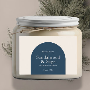 Moderne, minimalistische Verpackung Lebensmitteletikett