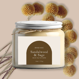 Moderne, minimalistische Verpackung Lebensmitteletikett