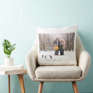 Moderne minimalistische Vintage-Freude religiöse F Kissen