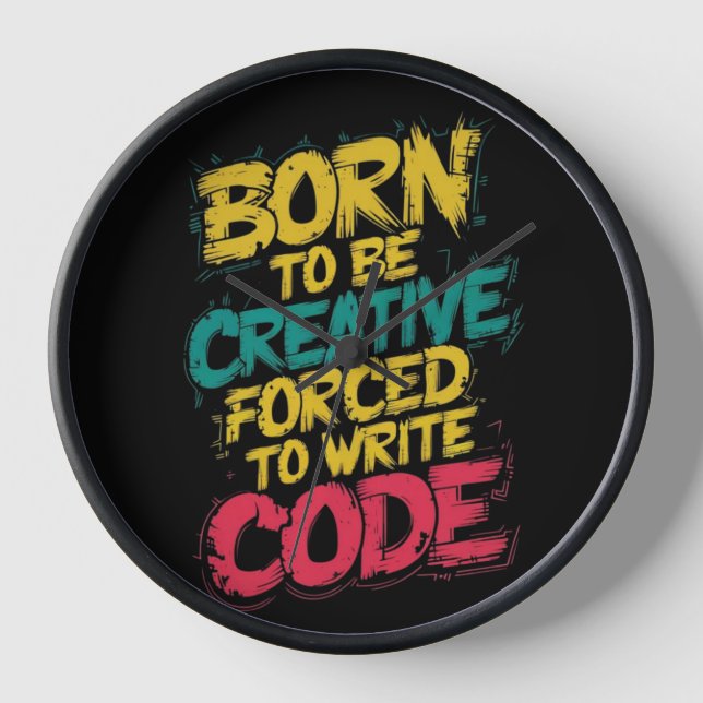 Moderne Minimalistische Wall Clock - kreatives Des Uhr (Vorderseite)