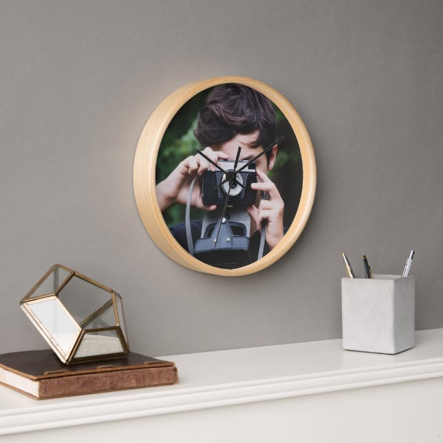 Moderne Minimalistische Wanduhr (Büro)