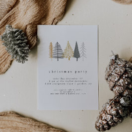 moderne minimalistische Weihnachtsfeier Party Einl Feiertagskarte
