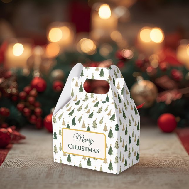 Moderne Minimalistische Weihnachtspferde Geschenkschachtel (Von Creator hochgeladen)