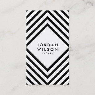 Moderne Minimalistische, weiße und schwarze sozial Visitenkarte