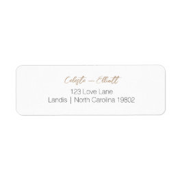 Moderne Minimalistische White Baby Dusche Rücksend