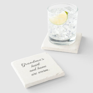 Moderne Minimalistische Wiedersehen Steinuntersetzer