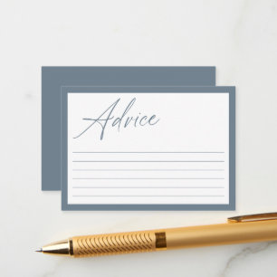 Moderne Minimalkalligraphie Babyduschberatung Hinweiskarte