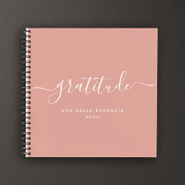 Moderne Minimalkalligraphie Girly Danky Journal Notizbuch