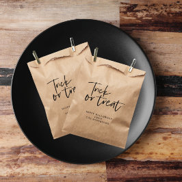 Moderne Minimaltricks und Leckerei | Frohe Hallowe Geschenktütchen