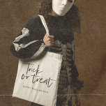 Moderne Minimaltricks und Leckerei | Frohe Hallowe Tragetasche<br><div class="desc">Moderne Minimaltricks und Leckerei | Frohe Halloween</div>