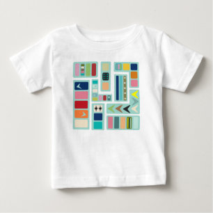 Moderne Mischung aus Mitte des Jahrhunderts Baby T-shirt