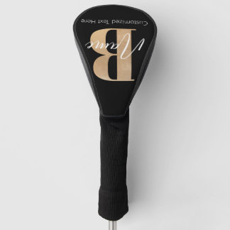 Moderne Mit Monogramm Erstklassigkeit Personalisie Golf Headcover