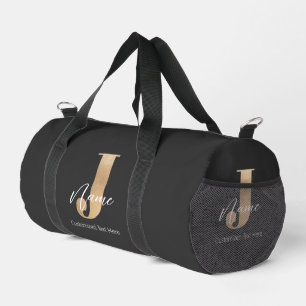 Moderne Mit Monogramm Erstklassigkeit von J & Name Duffle Bag