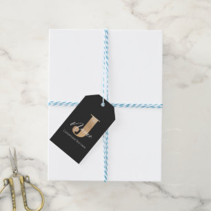 Moderne Mit Monogramm Erstklassigkeit von J & Name Geschenkanhänger